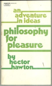 Front cover of Philosophy for pleasure by Hector Hawton