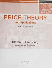 Front cover of Price Theory and Applications by Steven Landsburg