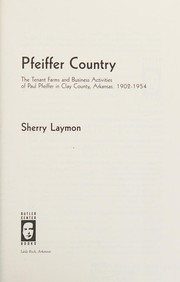 Cover of Pfeiffer country by Sherry Laymon