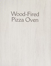 Front cover of Wood-fired pizza oven by John Pellicano