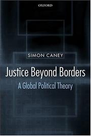 Cover of Justice beyond Borders by Simon Caney
