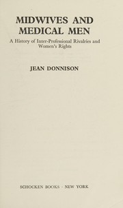 Front cover of Midwives and medical men by Jean Donnison