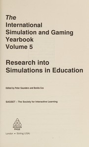 Front cover of International Simulation & Gaming Yearbook 5 by Saunders & Cox