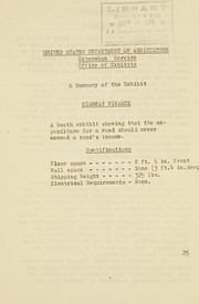 Front cover of Highway finance by United States. Extension Service. Office of Exhibits