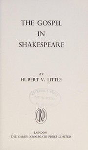 Front cover of The Gospel in Shakespeare by William Shakespeare