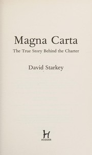 Cover of Magna Carta by David Starkey
