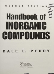 Cover of Handbook of inorganic compounds by Dale L. Perry