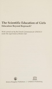 Front cover of The Scientific Education of Girls by UNESCO French National Commission