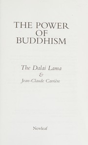Cover of The Power of Buddhism by Jean-Claude Carrière