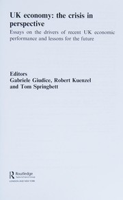 Front cover of UK economy by Gabriele Giudice