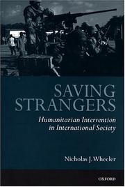 Cover of Saving strangers by Nicholas J. Wheeler