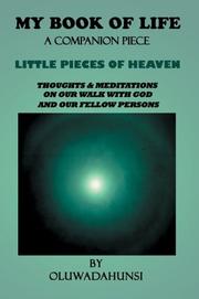 Front cover of My Book of Life A Companion Piece by OLUWADAHUNSI