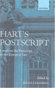 Cover of Hart's Postscript by Jules Coleman