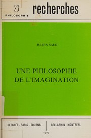 Front cover of Une philosophie de l'imagination by Julien Naud