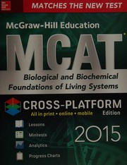 Cover of MCAT by George J. Hademenos