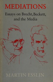 Cover of Mediations by Martin Esslin