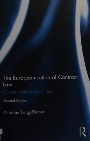 Cover of Europeanisation of Contract Law by Christian Twigg-Flesner