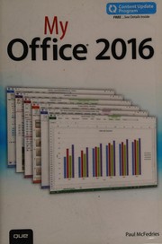 Cover of My Office 2016 by Paul McFedries