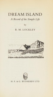 Cover of Dream island by R. M. Lockley