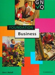 Front cover of GNVQ Foundation Business by Chris J. Nuttall