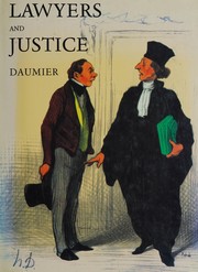 Front cover of Lawyers and justice by Honoré Daumier