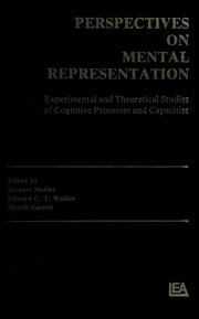 Cover of Perspectives on mental representation by Jacques Mehler