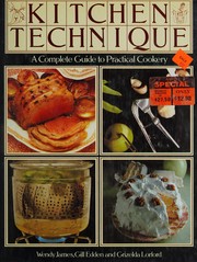 Cover of Kitchen technique by Wendy James