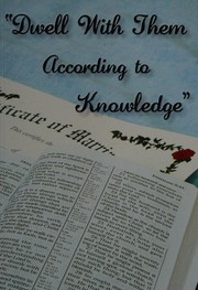 Front cover of "Dwell with them according to knowledge" by Isaac D. Martin