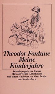 Front cover of Meine Kinderjahre by Theodor Fontane