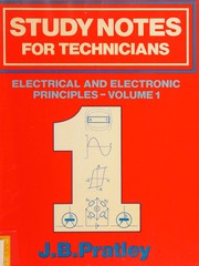 Cover of Study notes for technicians by John B. Pratley