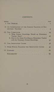 Front cover of An experimental study at New York State Teachers College at Buffalo to determine a science program for the education of elementary classroom teachers by Anna Murphy Gemmill