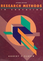 Cover of Research methods in education by Robert E. Slavin