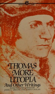 Front cover of Utopia and Other Essential Writings of Thomas More by Thomas More