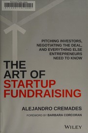 Front cover of The art of startup fundraising by Alejandro Cremades