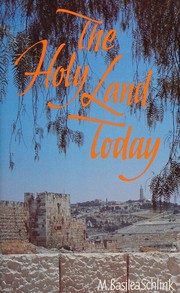 Cover of The Holy Land today by Basilea Schlink