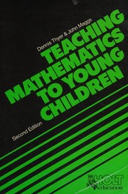 Cover of Teaching mathematics to young children by Dennis Thyer