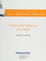 Cover of Opportunities for the Gulf Research Program by Elizabeth O'Hare