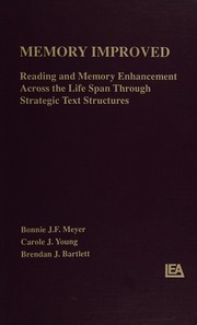 Cover of Memory improved by Bonnie J. F. Meyer