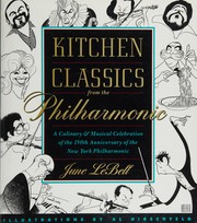 Cover of Kitchen classics from the Philharmonic by Al Hirschfeld