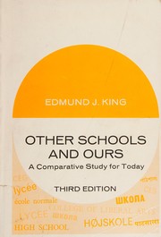 Front cover of Other schools and ours by Edmund J. King