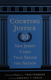 Front cover of Courting Justice by Paul L. Tractenberg