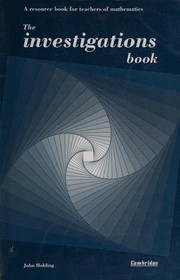 Front cover of The investigations book by John Holding