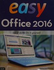 Front cover of Easy Office 2016 by Patrice-Anne Rutledge