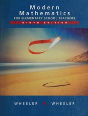 Cover of Modern mathematics for elementary school teachers by Ruric E. Wheeler