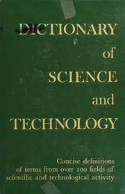 Front cover of Dictionary of science and technology by T. C. Collocott