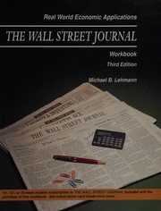 Cover of Real world economic applications by Michael B. Lehmann