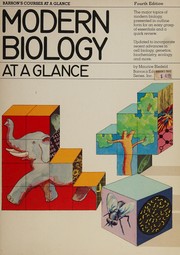 Front cover of Modern biology at a glance by Maurice Bleifeld