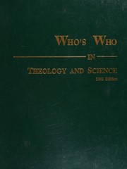 Front cover of Who's Who in Theology and Science 1992 by John Templeton Foundation Staff