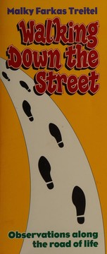 Front cover of Walking down the street by Malky Farkas Treitel