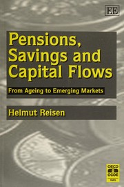 Front cover of Pensions, savings and capital flows by Helmut Reisen